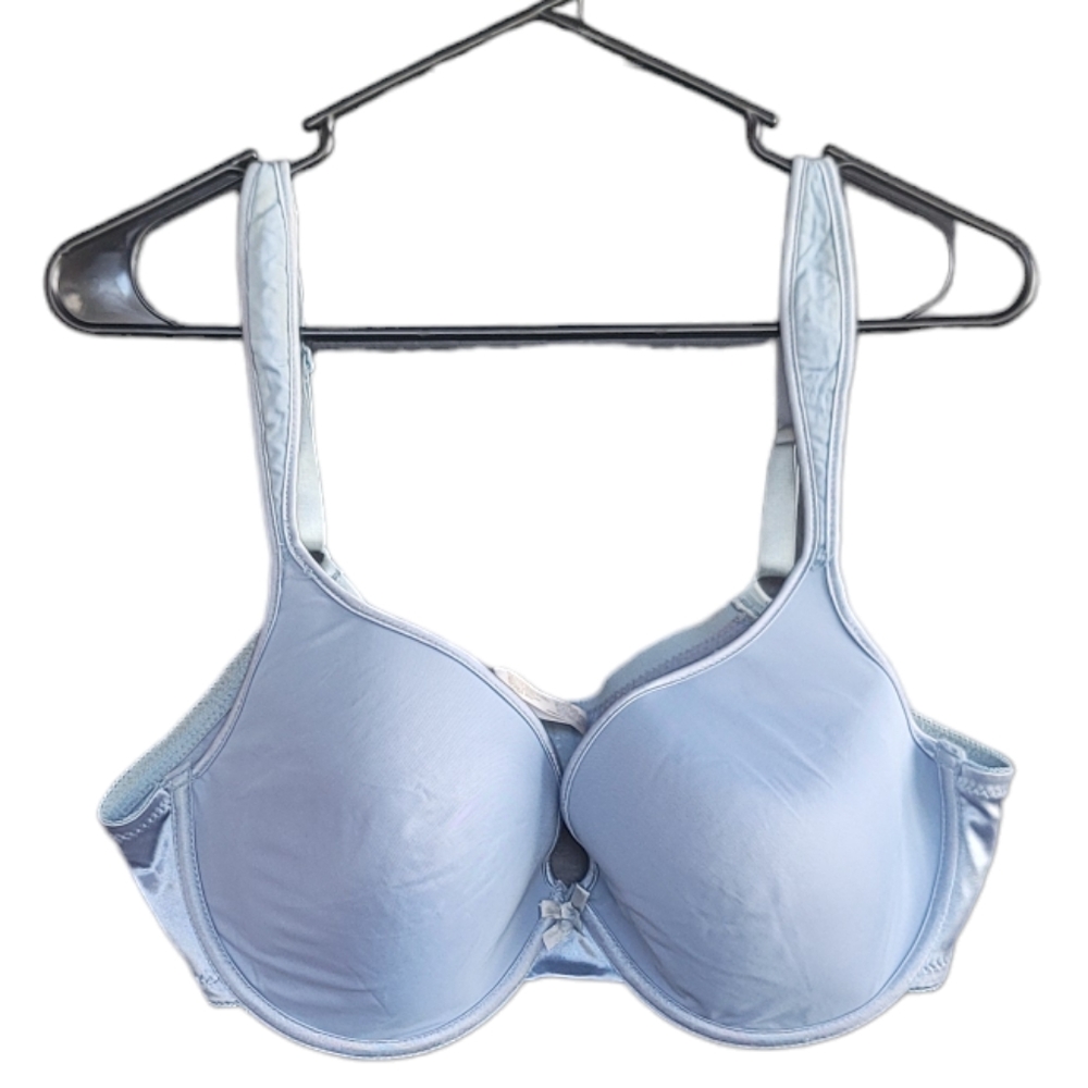 Delta Burke Womens Blue Full Coverage Bra 40DD